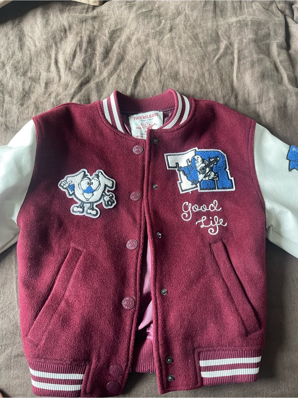 True Religion Varsity Jacket